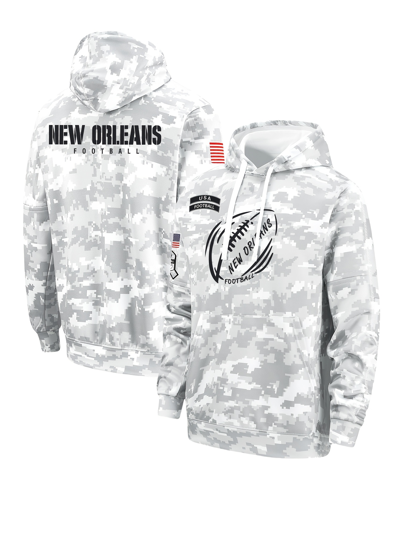 Men 2025 New Orleans Saints NFL hoodie->green bay packers->NFL Jersey